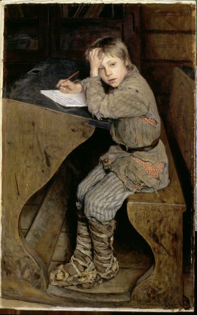 The Essay, c.1903 by Nikolai Petrovich Bogdanov Belsky